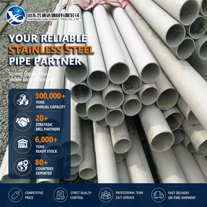 ISO Certified 347H No.<b>4</b> Finish 33.4mm <b>x</b> 3mm EN 10216-5 Stainless Steel Pipe for Boiler Manufacturing - Product Image 1