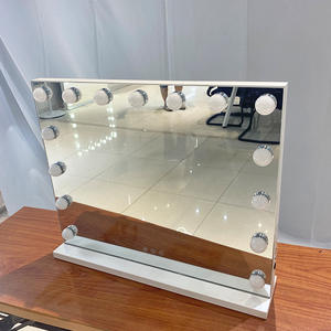 15 ampoules Smart Touch forme carrée 3 couleurs miroir lumineux brillant diamant cristal miroir Hollywood maquillage miroir avec lumières - Product Image 6