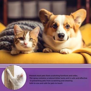 Spray répulsif pour chat Spray répulsif naturel pour chat pour meubles Aide à la formation intérieure et extérieure sûre pour le marquage de l'urine anti-rayures - Product Image 6