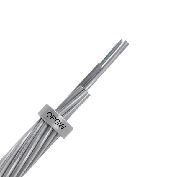 Factory Price Overhead Line Fiber Optic Cable OPGW Cable g652 12 24 48 Core Fiber Optic Cable