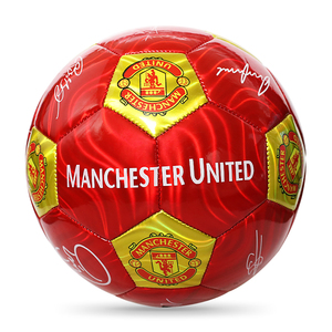 Ballon de football brillant métallique taille 5 pour un style signature, cousu à la machine, léger, pour jeunes et adultes - Product Image 1
