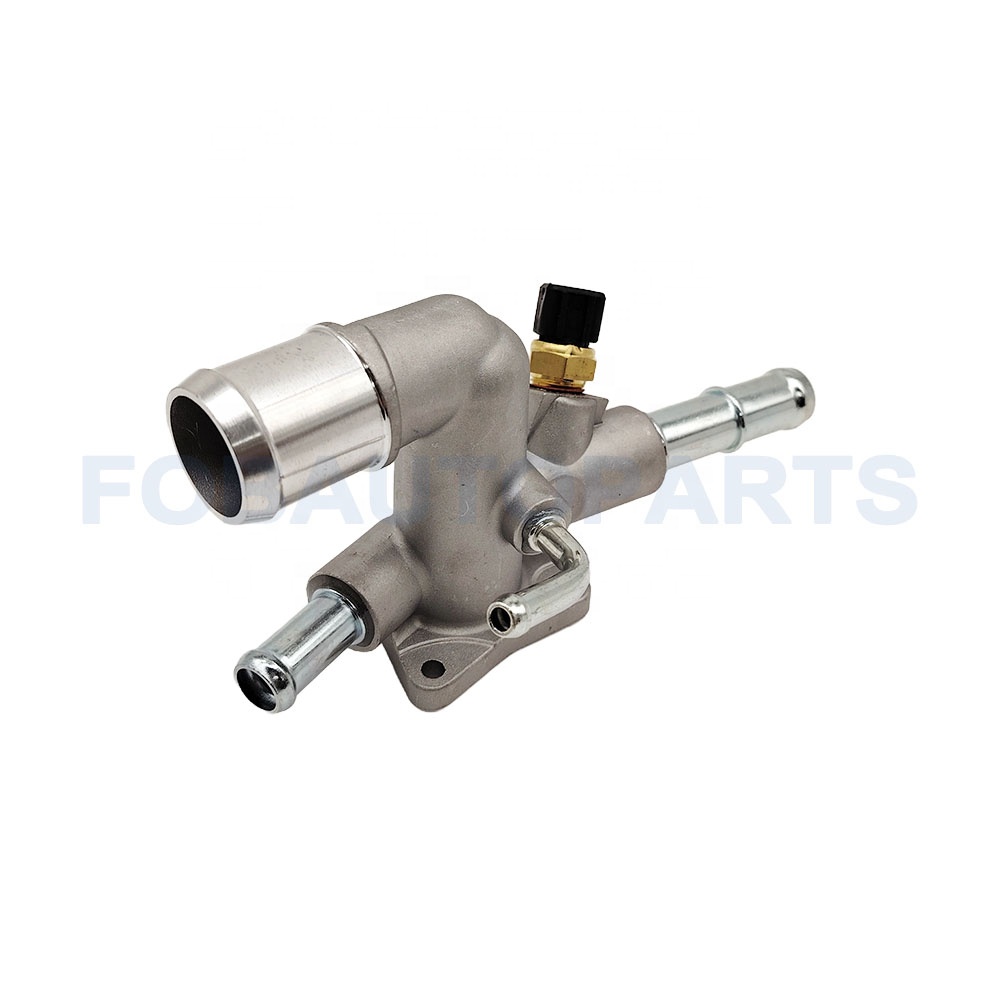 Engine Thermostat Housing Water Outlet Compatible for Hyundai 2011-2021 for Kia 2012-2019 25600-2E000