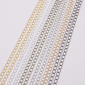 O-Chain Jewelry Findings <b>Copper</b> Clad Iron Silver Gold Rhodium Gun Black Antique Bronze For <b>Bracelet</b> Making 10 Pieces - Product Image 2