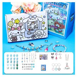 Juego de Juguetes Educativos de Plástico Resistente al Agua, Chapado en Oro Rosa, para Niños, Amuletos de la Suerte, Pulsera de Cuentas Moderna y Única - Product Image 4