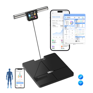 Độc đáo 8 điện cực thông minh kỹ thuật số xách tay ITO phòng tắm BMI khối lượng cơ bắp bioimpedance phân tích LED hiển thị cho Bluetooth cơ thể chất béo - Product Image 2