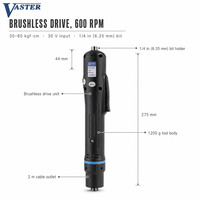 Tournevis électrique à couple extra fort 30-80 kgf.cm avec arrêt automatique pour station de ligne d'assemblage