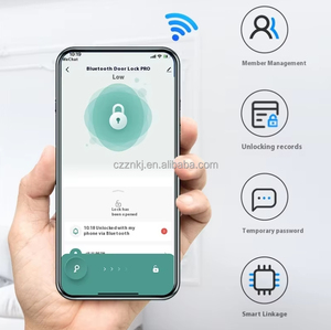 Tuya Ttlock WiFi 指纹智能锁，带铝合金框架，适用于木门和铝门 - Product Image 4