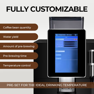 Riduzione tariffaria Moseener commerciale macinacaffè elettrico in acciaio inox Café Americano Latte espresso macchina da caffè - Product Image 3