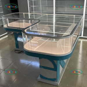 Hiện đại LED lighttempered Glass MDF điện thoại trường hợp hiển thị Showcase Tủ bởi youyuan điện thoại di động cửa hàng trang trí Glass Showcase - Product Image 2