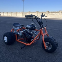 Kart à pédales tout-terrain modèle d'usine chinoise, vitesse maximale 50 km/h, 212cc, quatre temps, mini kart avec roues en aluminium poli