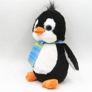 Juguetes de Peluche de Pingüino Baratos, Pingüino de Ojos Grandes con Bufanda - Product Image 2