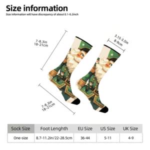 <span class=keywords><strong>Chaussette</strong></span> de sport à impression numérique sans couture Père Noël 360 - Product Image 5