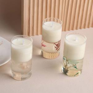 Velas Aromáticas <span class=keywords><strong>de</strong></span> Aceites Esenciales Naturales, Vela <span class=keywords><strong>de</strong></span> Gel en Tarro Daroma con Flores Secas Orgánicas - Product Image 2