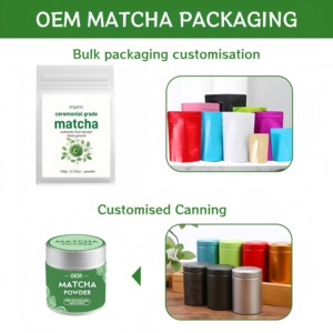 Thé vert <span class=keywords><strong>matcha</strong></span> biologique de qualité supérieure 6A de qualité cérémonielle en sachet, emballage personnalisé en gros, marque privée Chine - Product Image 6
