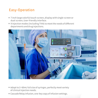 Hôpital double vétérinaire smart iv seringue pompe à perfusion pour ICU CCU