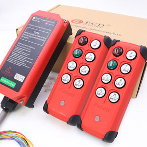 Carros de elevación antichoque de velocidad única con 6 botones y rendimiento estable Control remoto por radio industrial - Product Image 6