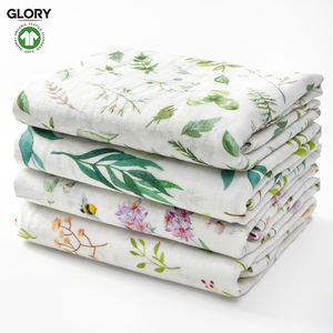 Manta Envolvente <span class=keywords><strong>de</strong></span> Muselina Grande <span class=keywords><strong>de</strong></span> Algodón Orgánico <span class=keywords><strong>de</strong></span> Bambú <span class=keywords><strong>de</strong></span> 47 Pulgadas, para Bebés, Venta al Por Mayor del Fabricante - Product Image 1