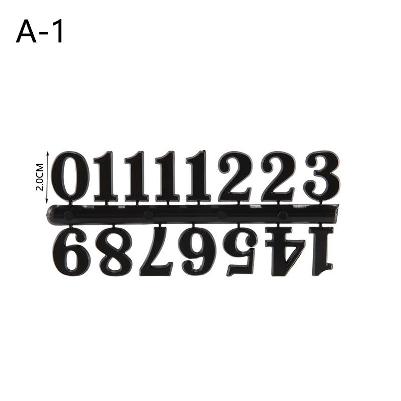 2 cm nero - Numero arabo