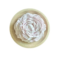 Diffuseur de fleurs en plâtre, diffuseur d'huiles essentielles, diffuseur de fleurs avec base en bois, parfum d'intérieur, diffuseur de parfum