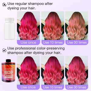 Shampoo colorant fixateur <span class=keywords><strong>de</strong></span> couleur |   Protection <span class=keywords><strong>de</strong></span> la couleur et prévention du décoloration des <span class=keywords><strong>cheveux</strong></span> teints |   OEM ODM personnalisé pour les marques <span class=keywords><strong>de</strong></span> salons et <span class=keywords><strong>de</strong></span> colorations capillaires - Product Image 2