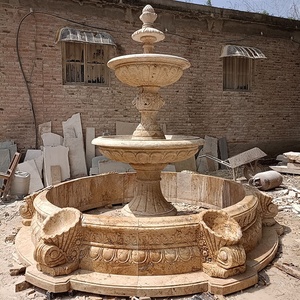 <span class=keywords><strong>D</strong></span> & Z Art Group Grande <span class=keywords><strong>fontaine</strong></span> de cheval en marbre blanc à 3 couches pour villa extérieure et cour sur mesure - Product Image 3