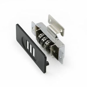 <span class=keywords><strong>Serrure</strong></span> à combinaison intégrée 9902J en alliage <span class=keywords><strong>de</strong></span> zinc, à montage encastré, avec cache <span class=keywords><strong>de</strong></span> protection pour valise, coffret et boîte à outils - Product Image 1
