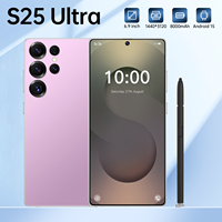 Smartphone S25 Ultra 7,3 pouces 48MP & 108MP 5G, batterie de 8800 mAh, écran HD, résolution d'écran HD, connectivité 3G/4G - Version mondiale