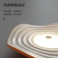 Lustre de chevet moderne de luxe 2023, design simple et créatif, lumière rouge, petit modèle noir et blanc, pour chambre principale d'hôtel