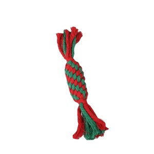 Juguetes de Cuerda para Perros de Navidad, Paquete de 7, Rojo y Verde, para Masticar y Jugar, para Mascotas - Product Image 5
