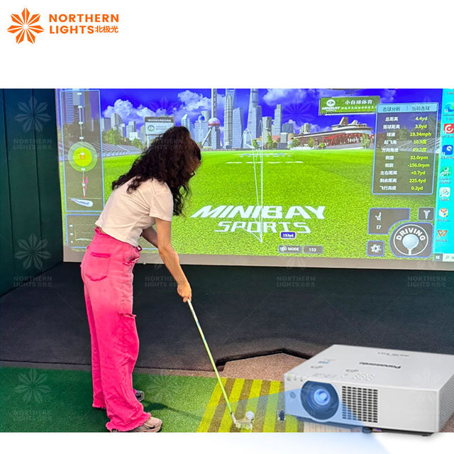 Golf Simulator Package 3D Sport Simulator Golf System Equipment Custom Golf Machine for Sports Park Game Park