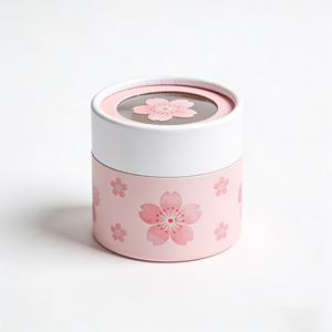 Visual <b>Window</b> Paper Tube, Eco Friendly Transparent <b>Window</b> Paper Cylinder for Tea Food Cosmetic Gift Packaging - Product Image 4