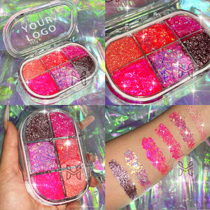 Kids Cosmetic Sets Cute Small Lip Packing Lip Balm <b>Palette</b> Glitter Gel Eyeshadow <b>Palette</b> Glitter pink <b>Palette</b> - Product Image 3