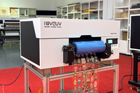 Impresora UV DTF de Escritorio A3 con Cabezal de Impresión I3200 HD, CMYK, Blanco y Barniz para Etiquetas de Cristal