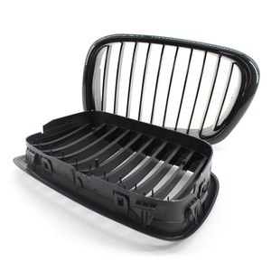 2 Cái Bóng Đen <span class=keywords><strong>Front</strong></span> <span class=keywords><strong>Bumper</strong></span> Hood Thận Grille Racing Grille Thay Thế Cho BMW 5-Series E39 <span class=keywords><strong>M5</strong></span> 1999-2003 - Product Image 1