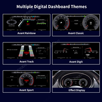 Panel Instrumen Digital LCD 10,25 inci untuk Audi TT 2008-2014 Wireless CarPlay Android Auto Plug&Play 1920x720 Garansi 1 Tahun