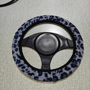 Funda Universal para <span class=keywords><strong>Volante</strong></span> de Coche con Estampado de Leopardo, Funda de Felpa Antideslizante para <span class=keywords><strong>Volante</strong></span> de Vehículo - Product Image 2
