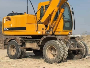 Machinerie de construction d'occasion, excavatrice sur roues Hyundai 150w-7, excavatrice sur roues d'occasion de 15 tonnes, Hyundai 150w-7 - Product Image 3