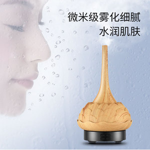 Wood Grain Desktop Aroma Diffuser With Mist <b>Light</b> Home Humidifier Usb Powered Less Than 0.5L Capacity - Product Image 2