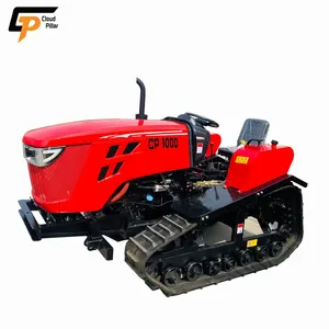 chinese new used 35 hp 50hp 60hp 100 hp multi front excavator mini small garden farm rubber tracks crawler tractors trade price