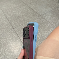 Coque de téléphone magnétique transparente pour iPhone 18 ProMax 17 Air 16 15 Plus 14, protection d'objectif métallique, antichoc, coque rigide