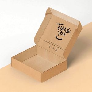 Wholesale Custom Design Personalized Matt Lamination Embossing Sponge Lined Self Erecting Recyclable Corrugated <b>Square</b> Box - Product Image 1