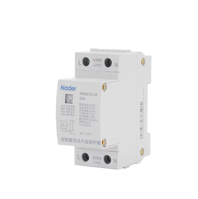 Original in Stock Nader NDGQ1Z-63 1-4P 230/250V 25-100A CCC CE Certified 35mm DIN Rail Mount Moulded Case Circuit Breaker