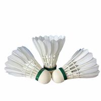 ST NO 10 Volants de badminton en plumes de canard - Bien faits, frappe douce, vol stable, parfaits pour l'entraînement en salle