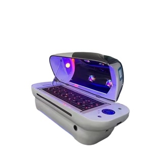 Capsule de sauna spa de bureau à ozone avec hydrothérapie infrarouge et hydromassage pour les pieds et la beauté - Product Image 1