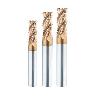 HRC55&deg; Customized OEM Rough Leather Milling Cutter Steel Carbide <strong>End</strong> <strong>Mill</strong> for Corrugation Rough Machining - Product Image 4