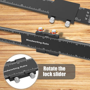 مسطرة T دقيقة للجيب-أداة قياس احترافية لأعمال النجارة لصنع الخزانات والأثاث - Product Image 3