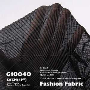 Diseños de moda cemento gris fino plisado textura de persiana tela plisada para fondo de ropa pantalones DIY - Product Image 3