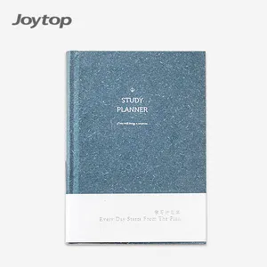 Joytop7987卸売フォイルスタンピングA5マンスリーウィークリースタディプランナーハードカバーノートブック