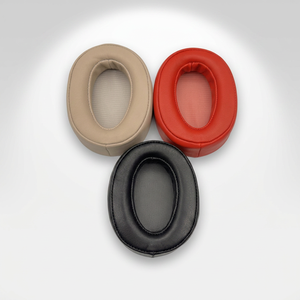 Coussinets d'oreille en cuir protéiné de remplacement pour casque Sony MDR-100ABN WH-H900N, coussinets d'oreille en mousse à mémoire de forme souple - Product Image 5