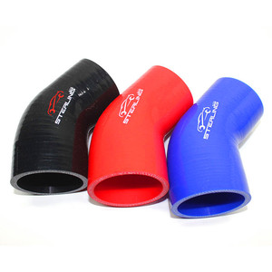 Customized size and <span class=keywords><strong>colored</strong></span> kurze flex intake 45 degree elbow reducer <span class=keywords><strong>silicone</strong></span> intercooler couplers <span class=keywords><strong>rubber</strong></span> hose for car - Product Image 5